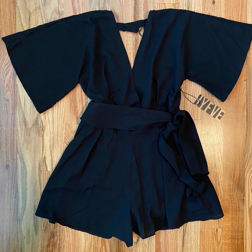 NWT Black Romper